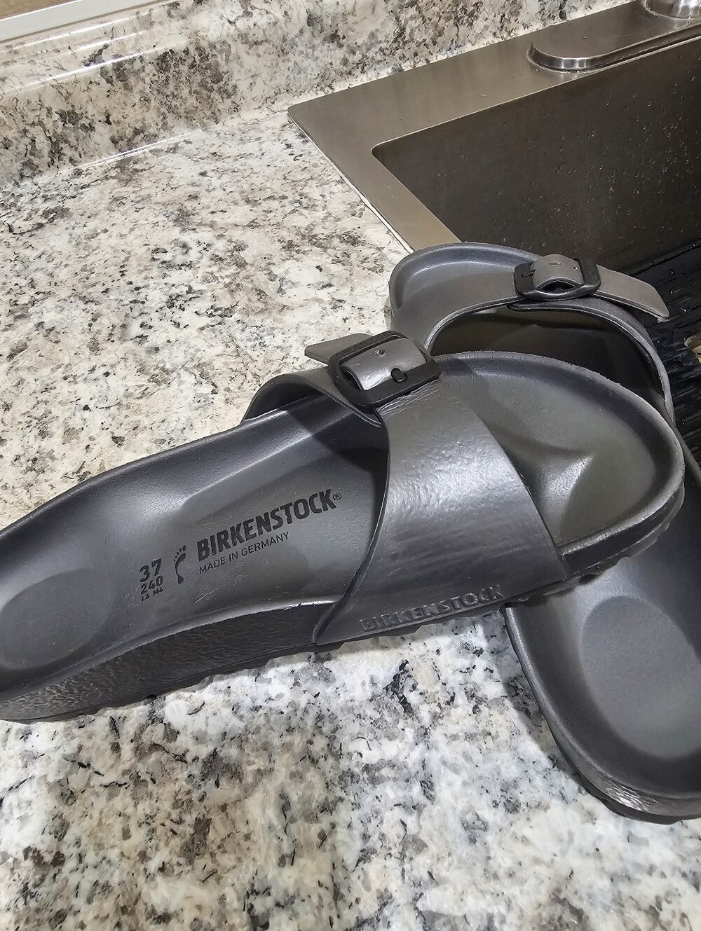 Birkenstocks in Pewter Gray - Picture 2 of 8